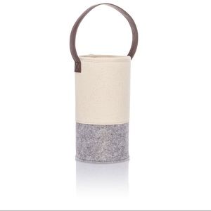 Felt Wine & Gift Bag Natural Brushed Whisper Grey